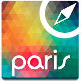 Paris Offline Map Guide Hotels icon