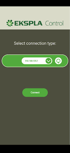 Android application Ekspla Control screenshort