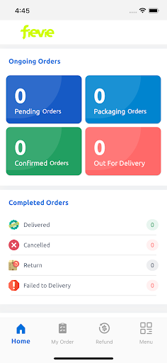 Android application Fievie Seller screenshort