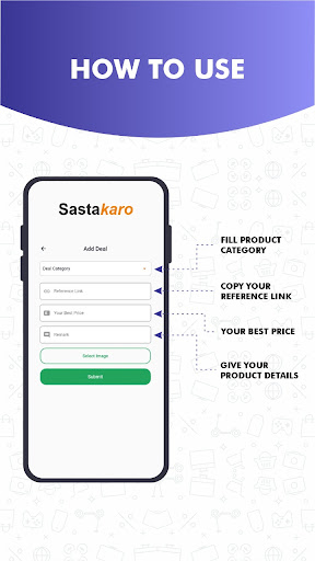 SastaKaro - Find Lowest price Screen 2