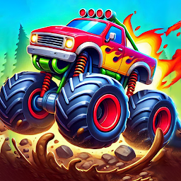 Monster Truck Kids Car Games Mod Apk