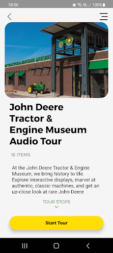 Screenshot of Visit John Deere