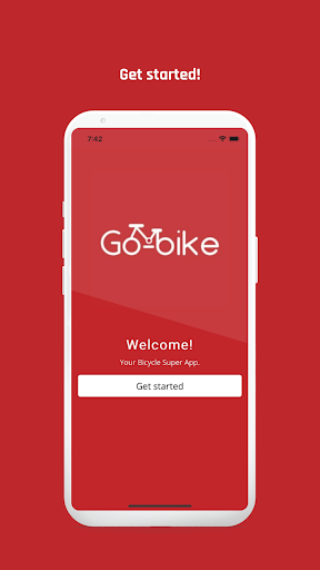 Android application GoBike Driver screenshort