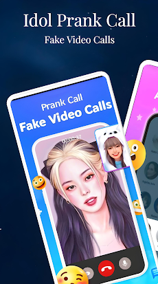 Idol Prank Video Call FakeChatのおすすめ画像1