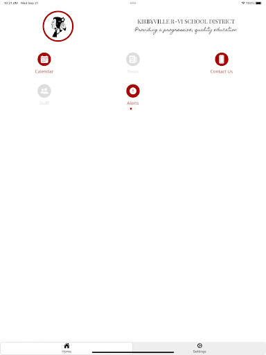 Kirbyville R-VI SD App Screen 3
