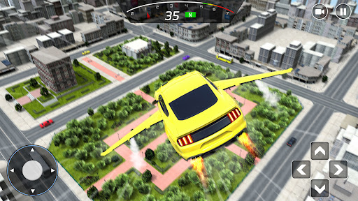 Flying Car Driving Games Sim Screen 2