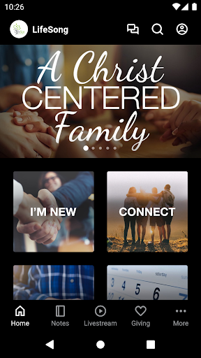 Android application LifeSong Church Monticello screenshort