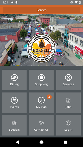 Android application Discover Hornell screenshort