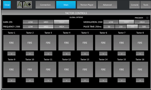 Tactor TDK-UI Screen 2