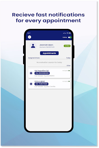 Android application Mechanic by Bosscab screenshort