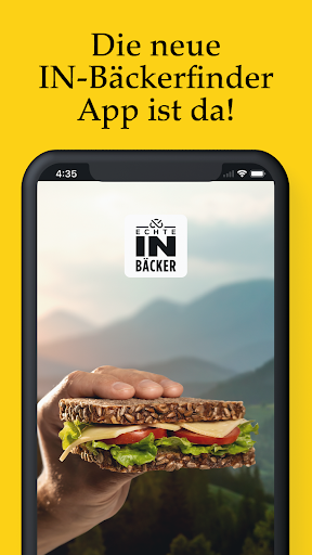 Android application Bäckerfinder screenshort