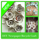 DIY Newspaper Recycle Craft icon