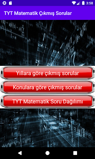 TYT Matematik çıkmış sorular Screen 2