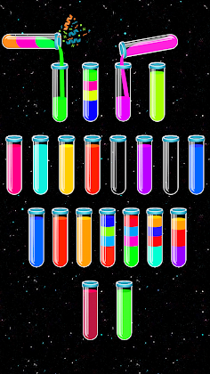 Color Water Sort Matching Game - Screenshot 1