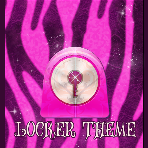 Pink Zebra Theme GO Locker logo