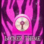 Cover Image of Unduh Tema GO Locker Zebra Merah Muda  APK