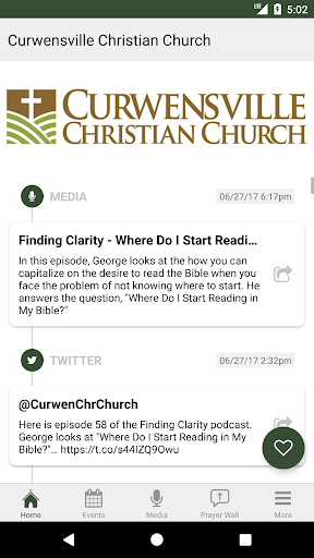Curwensville Christian Church Screen 2