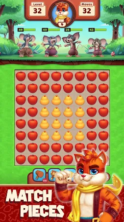 Game screenshot Cat Heroes - Match 3 Puzzle mod apk