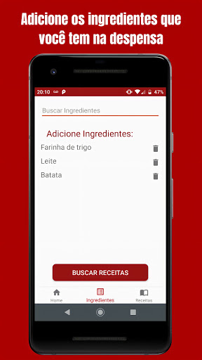 NaDespensa - Receitas por Ingr Screen 2