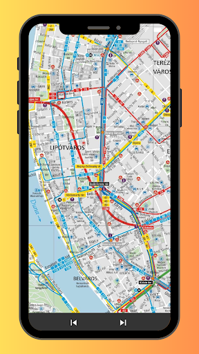 Budapest Metro Map 2024 Screen 2