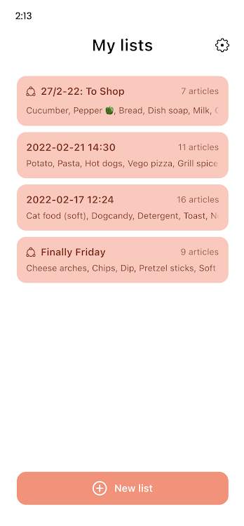 Smart Shopping Lists - 1.0.4 - (Android)