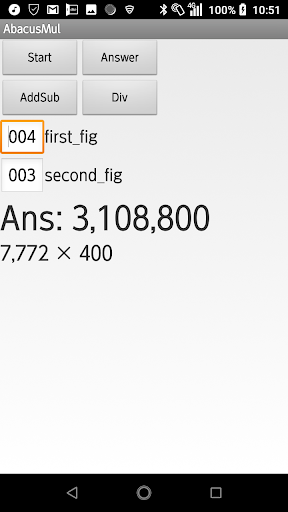 Formula for the Abacus 1.0. Screen 2
