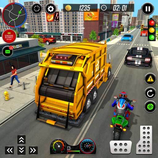 Trash Truck Games: Garbage Sim  Icon