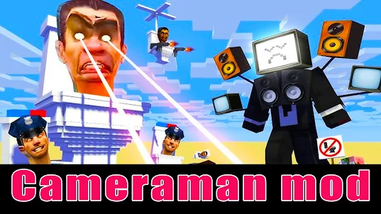Cameramen Mod For Minecraft PE