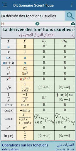 Cours et Formules mathématique Screen 3