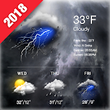 forecast weather and wind icon