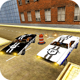 Police Chained Cars  -  Ramp Jeep Car & Bus Driving icon