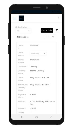 Runna Merchant Screen 3