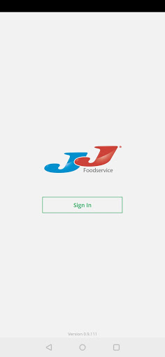 Android application JJ Foodservice Ordering App screenshort