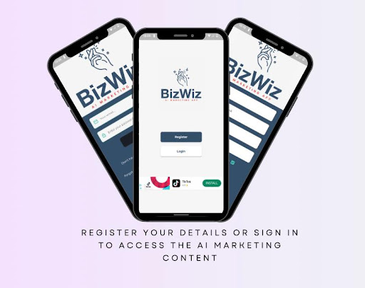 BizWiz - Ai Marketing App Screen 2