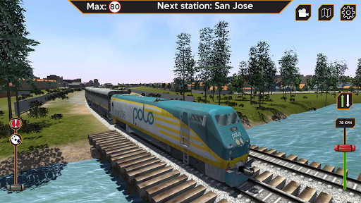 Android application Train Ride Simulator screenshort