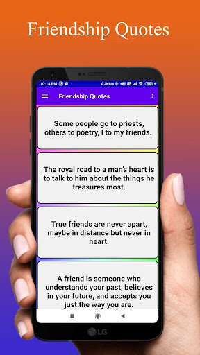 Android application Friendship Quotes & Messages screenshort