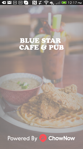 Android application Blue Star Cafe & Pub screenshort