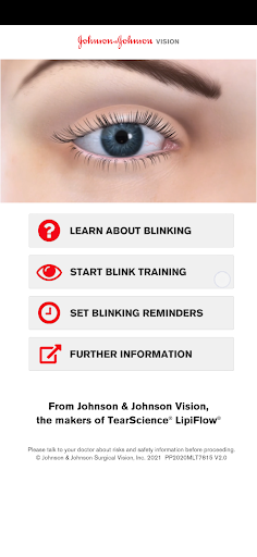 Android application Blink Break screenshort