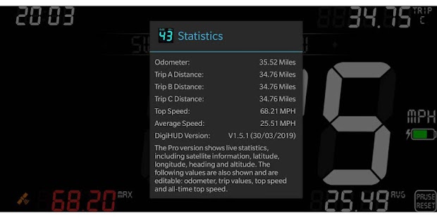 DigiHUD Speedometer Screenshot