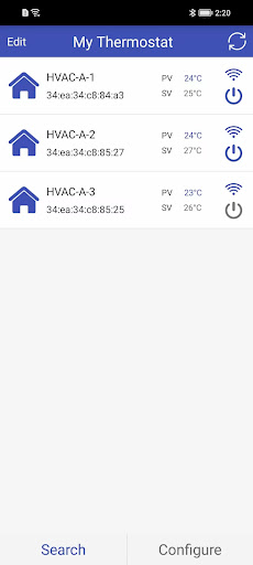 Android application BEOK-AC screenshort