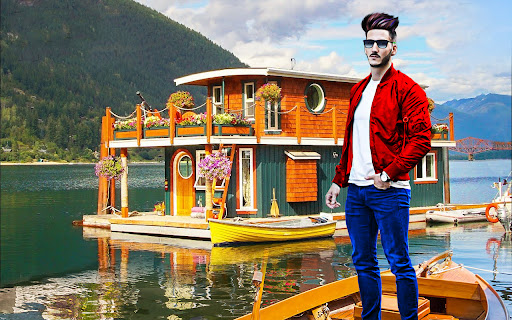 Android application Floating house photo editor screenshort