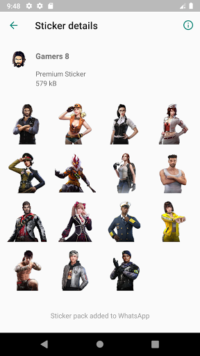 Latest FF Sticker 2021 forWAStickerApps