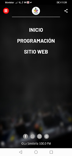 La Simiteña 100.0 FM Screen 3