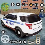 Cover Image of Télécharger Jeu de voiture de stationnement de voiture de police américaine  APK
