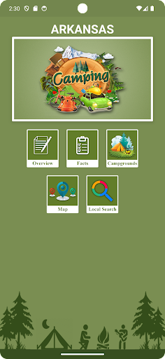 Arkansas Campgrounds Screen 2