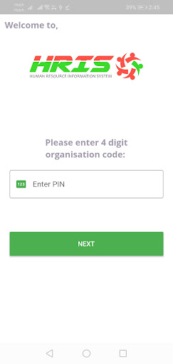 Android application HRIS screenshort