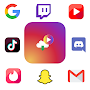 All Social Media in One App