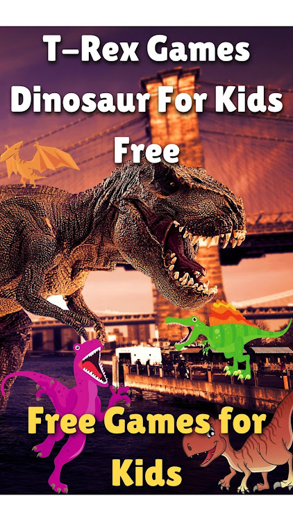 T-Rex Games Dinosaur For Kids - 2.02 - (Android)