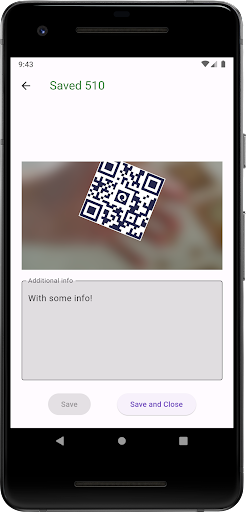 Android application QAdental Forum Scanner screenshort