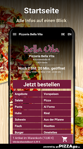 Pizzeria Bella Vita Berlin Screen 2